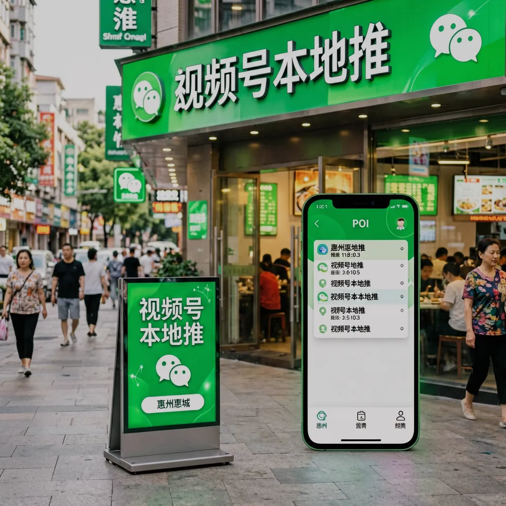 惠城视频号本地推是什么？2026年商家必知的POI营销新玩法