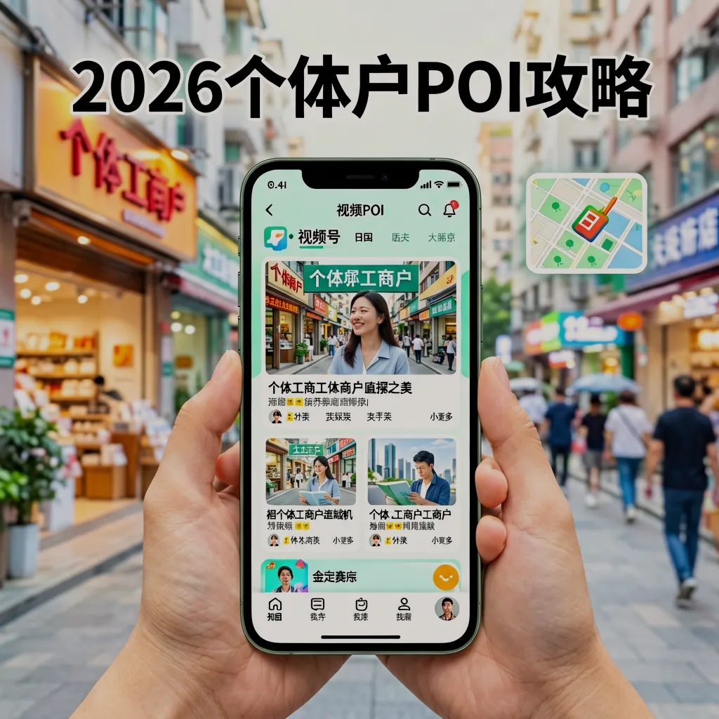 2026年个体工商户视频号POI开通全攻略：政策、权限差异与实操方案