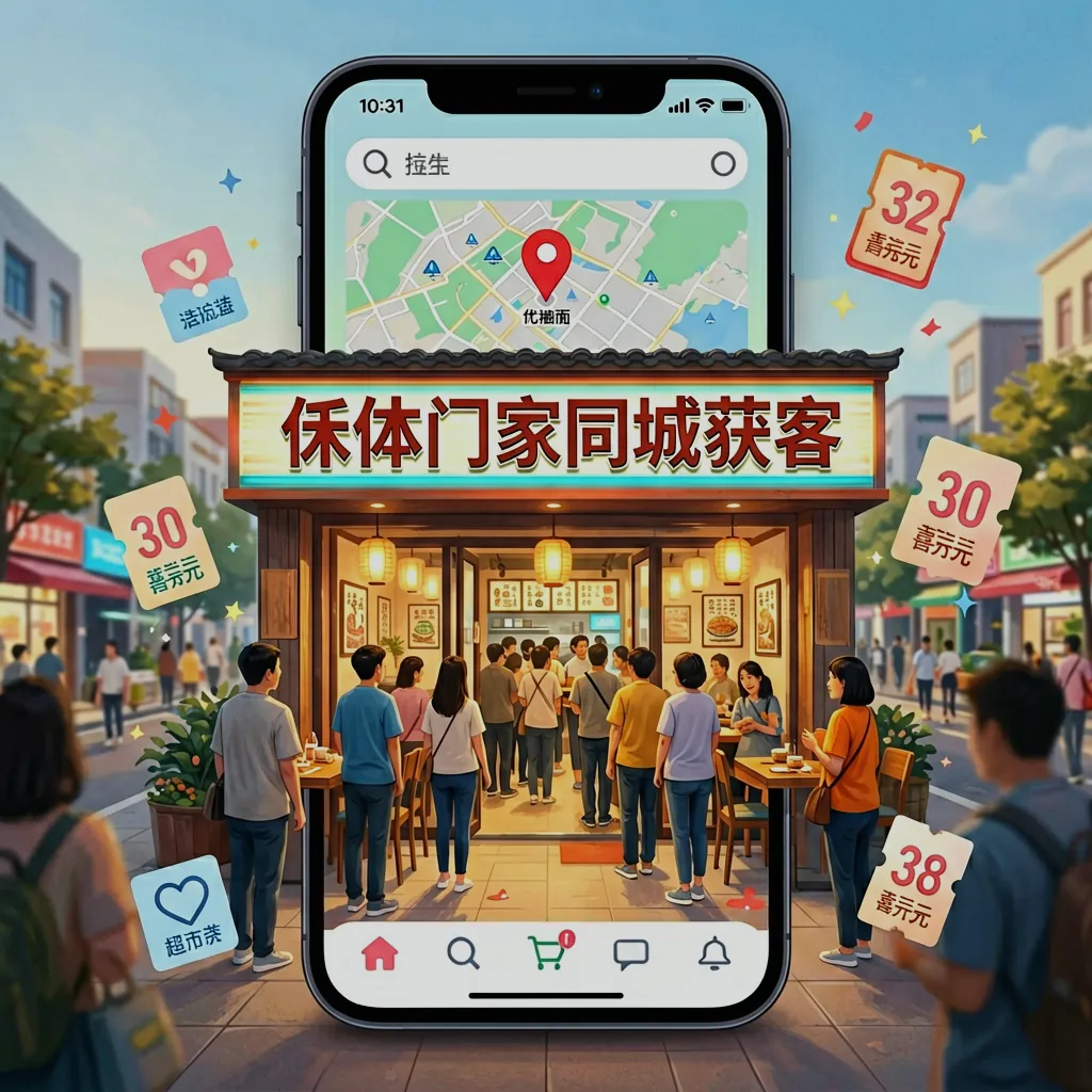 实体门店同城获客全攻略：从流量入口到转化路径