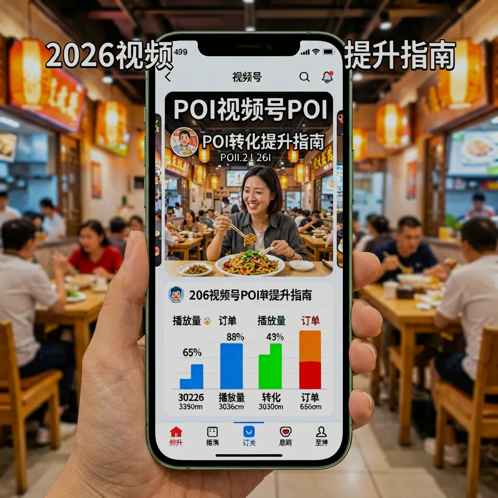 视频号POI播放高订单低？2026年最新转化提升指南