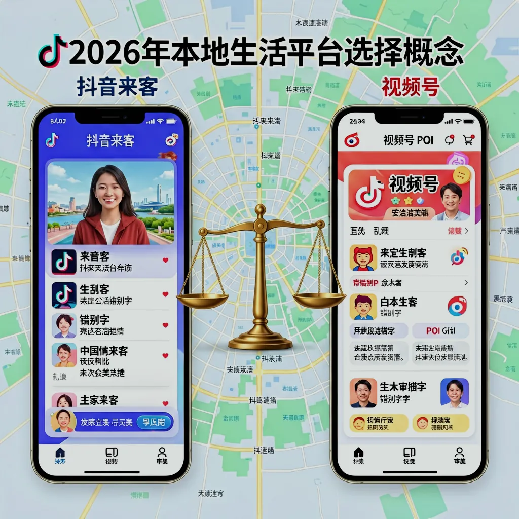 视频号POI vs 抖音来客：2026年商家如何选择本地生活主战场？