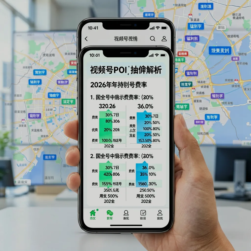 2026年视频号POI抽佣全解析：费率、结算与对比