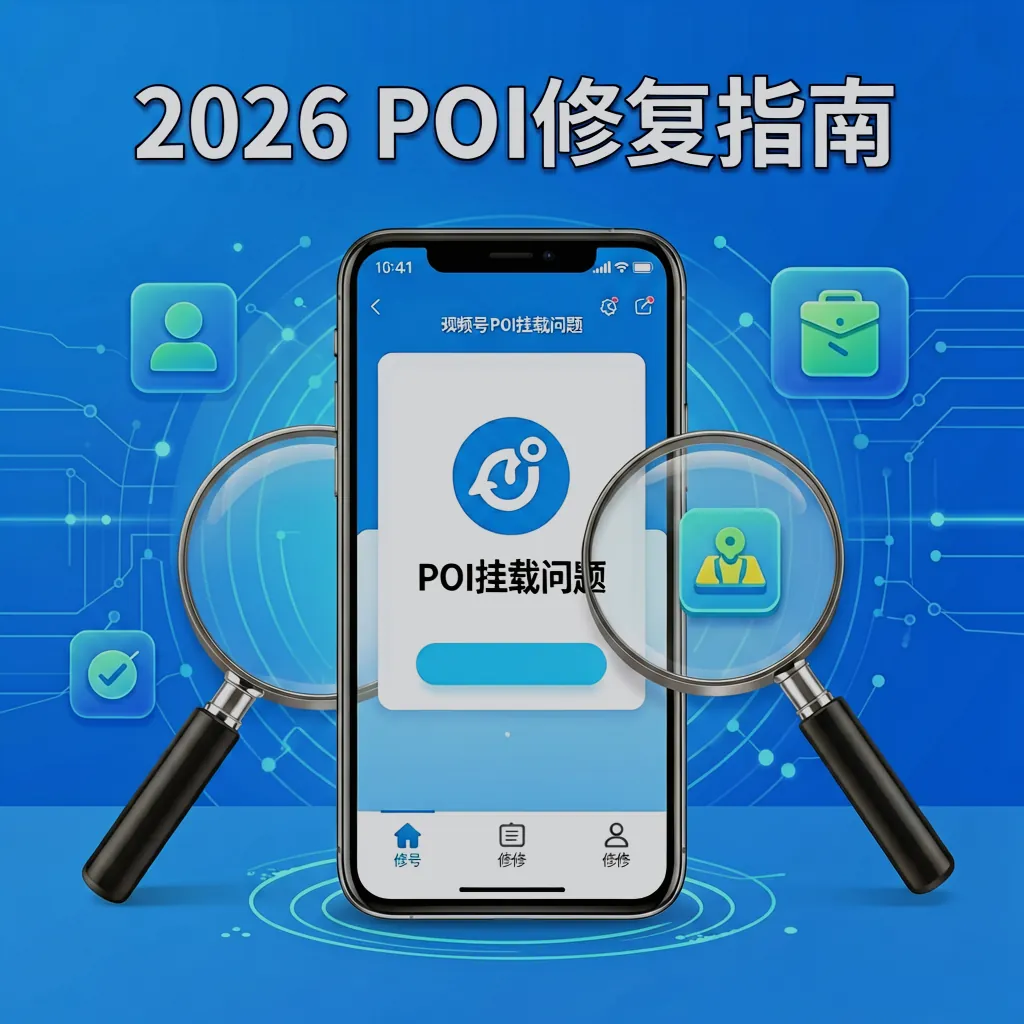 视频号POI挂载失效怎么办？2026年最新排查与恢复指南
