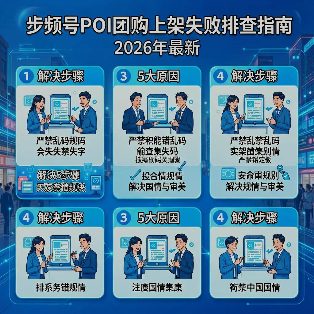 视频号POI团购上架失败？2026年最新排查与解决指南