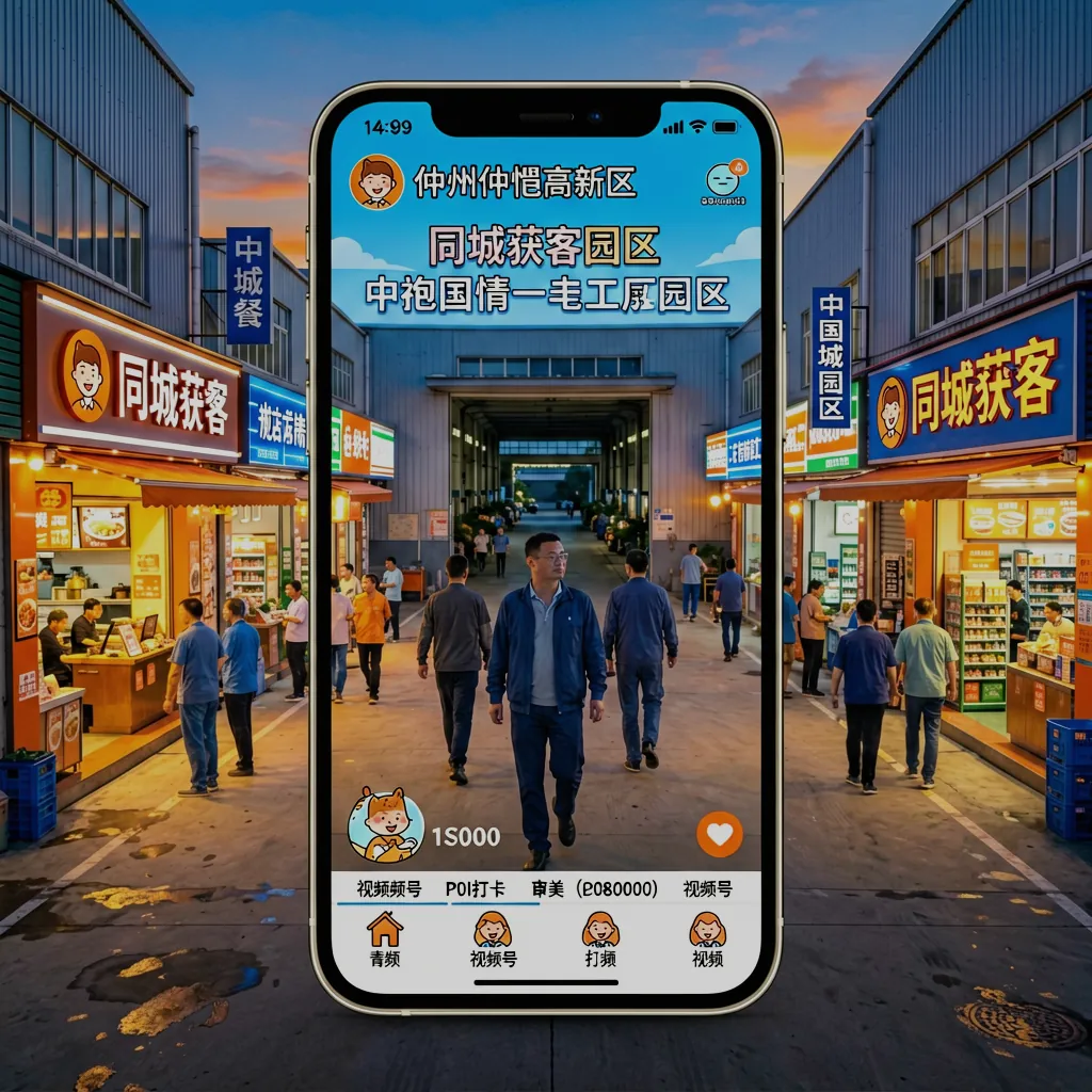 2026惠州仲恺视频号POI获客指南：工厂园区周边门店如何用同城流量突围