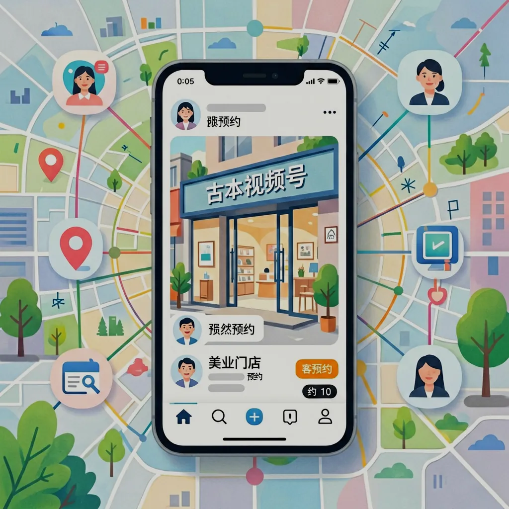 美业门店视频号同城获客全攻略：从POI信任背书到私域复购