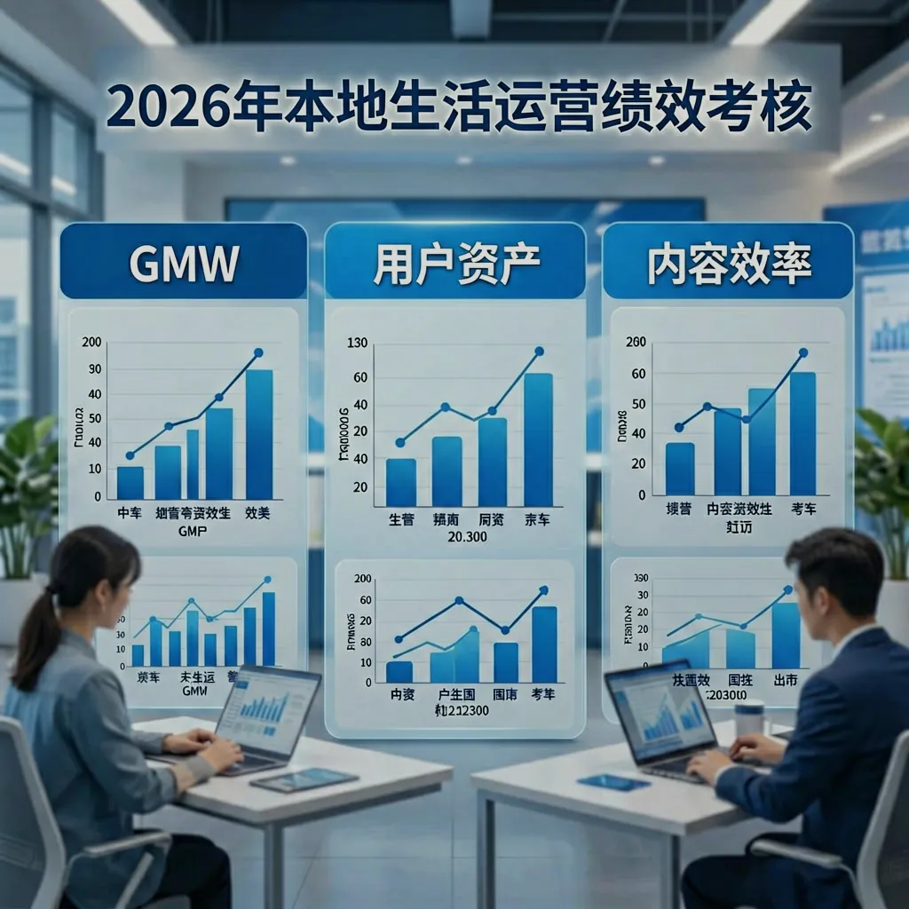 2026本地生活运营绩效考核全指南：从GMV到用户资产，一文讲透