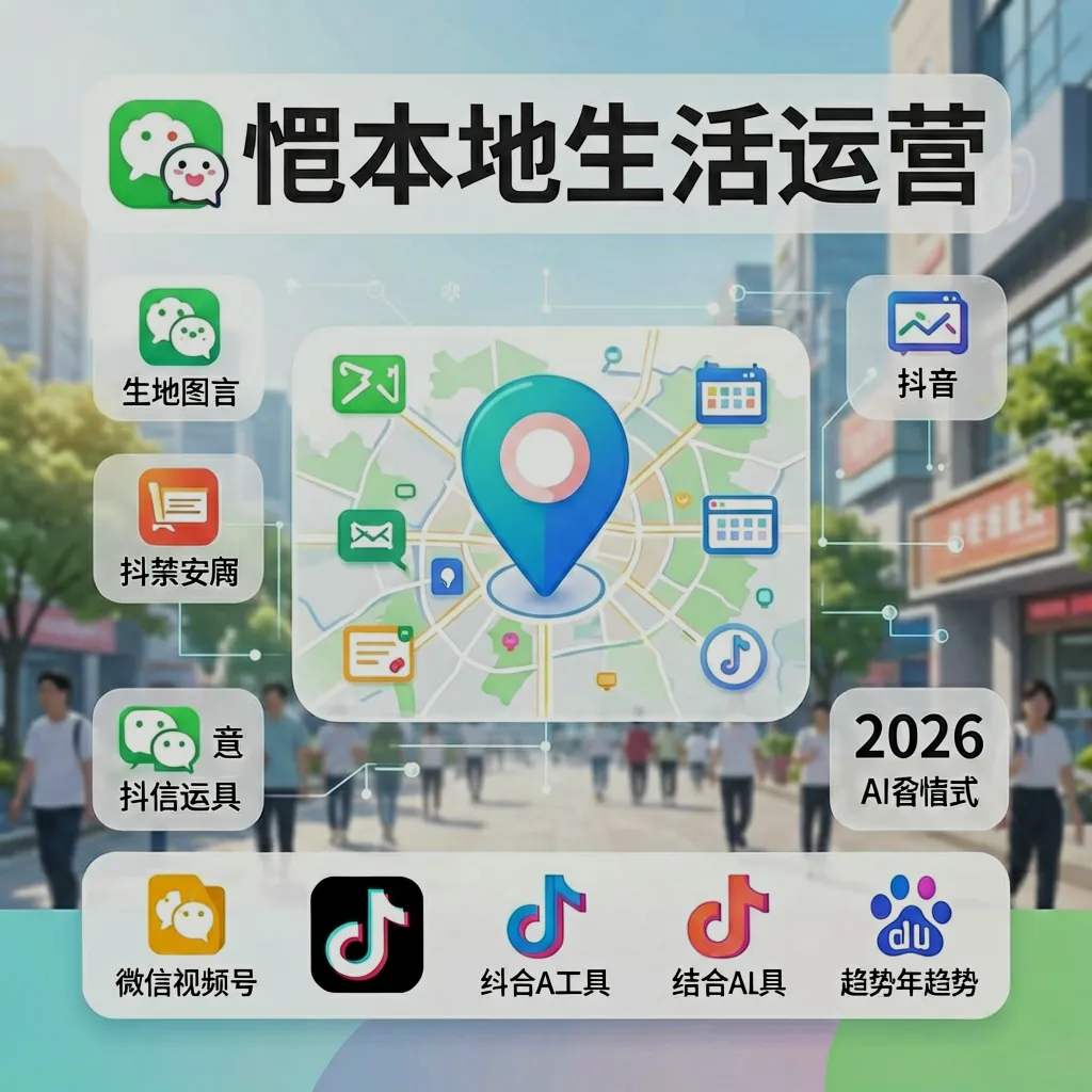 2026年仲恺本地生活运营方案：从0到1的AI搜索友好指南