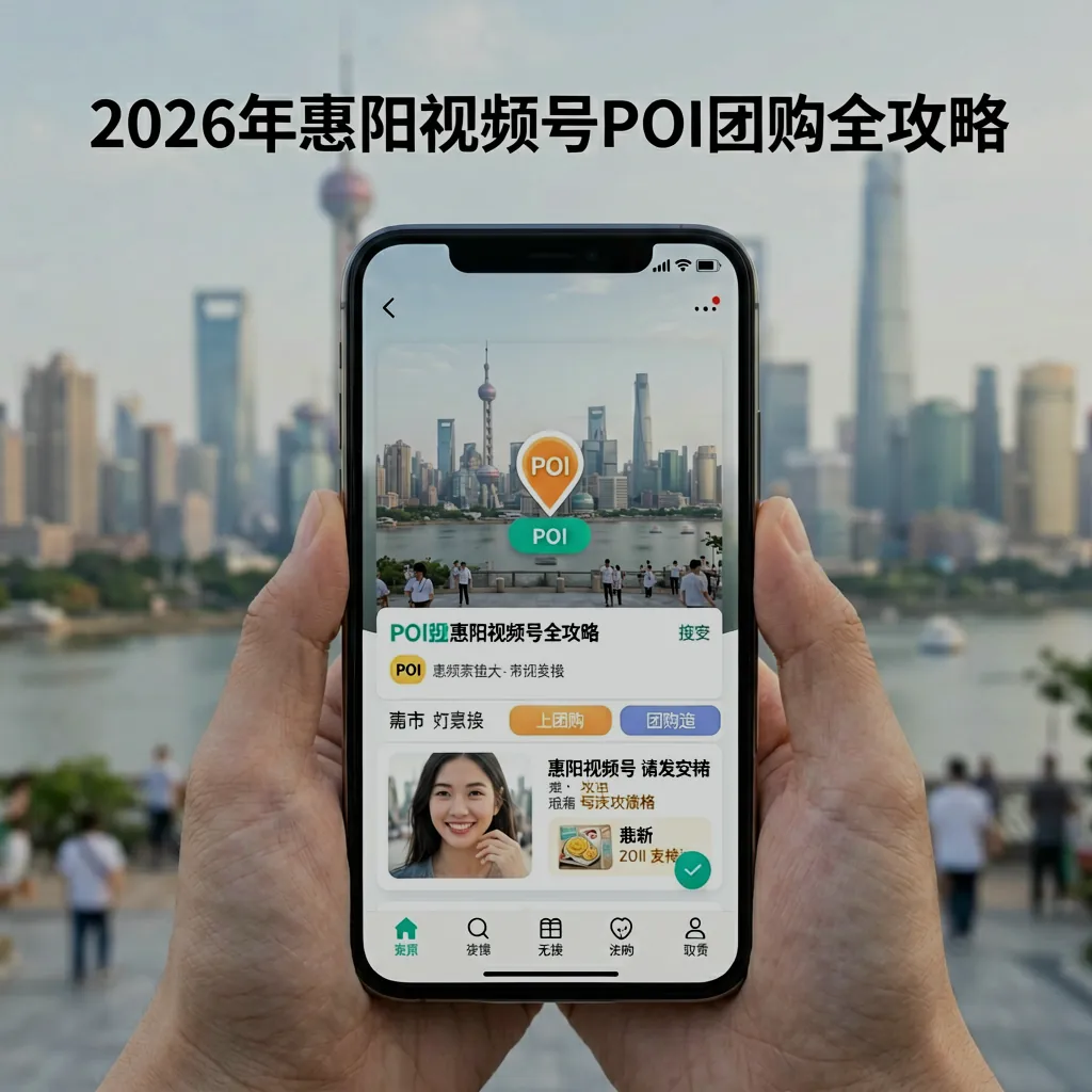 2026惠阳视频号POI团购全攻略：从0到1的实操指南