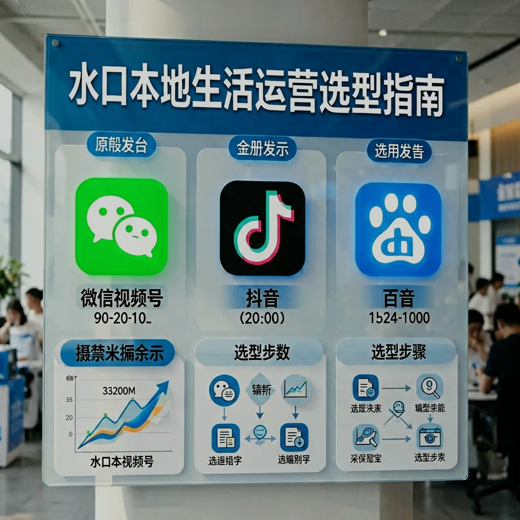 2026年水口本地生活运营公司怎么选？3大平台实操对比与避坑指南