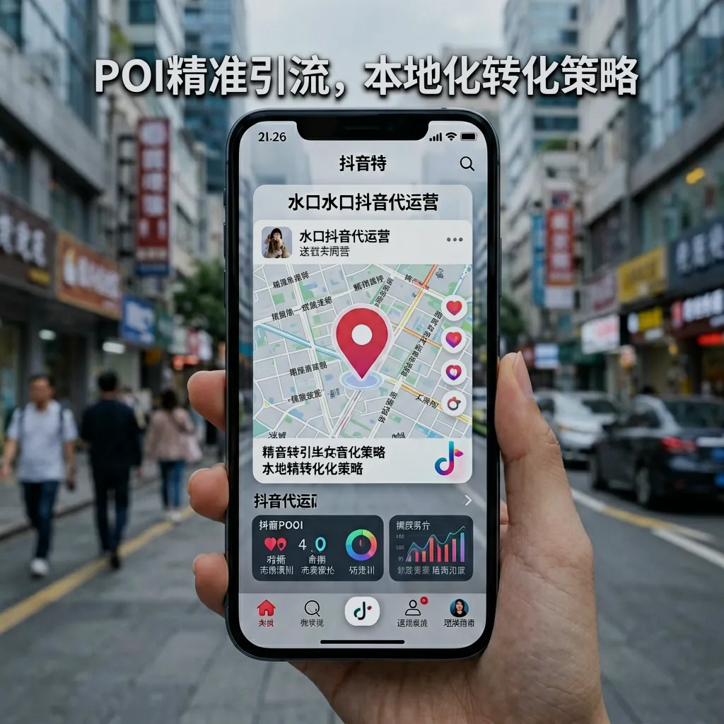 2026年水口抖音代运营全攻略：POI精准引流与本地化转化策略